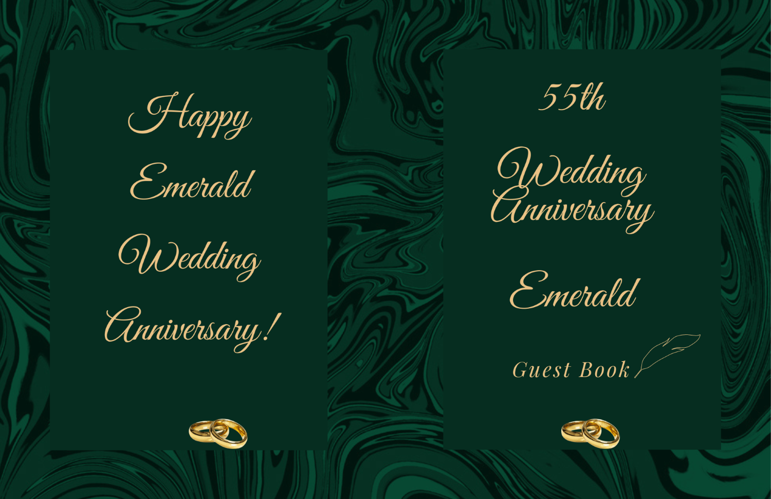 55 Wedding Anniversary Guest Book by P.B. Young