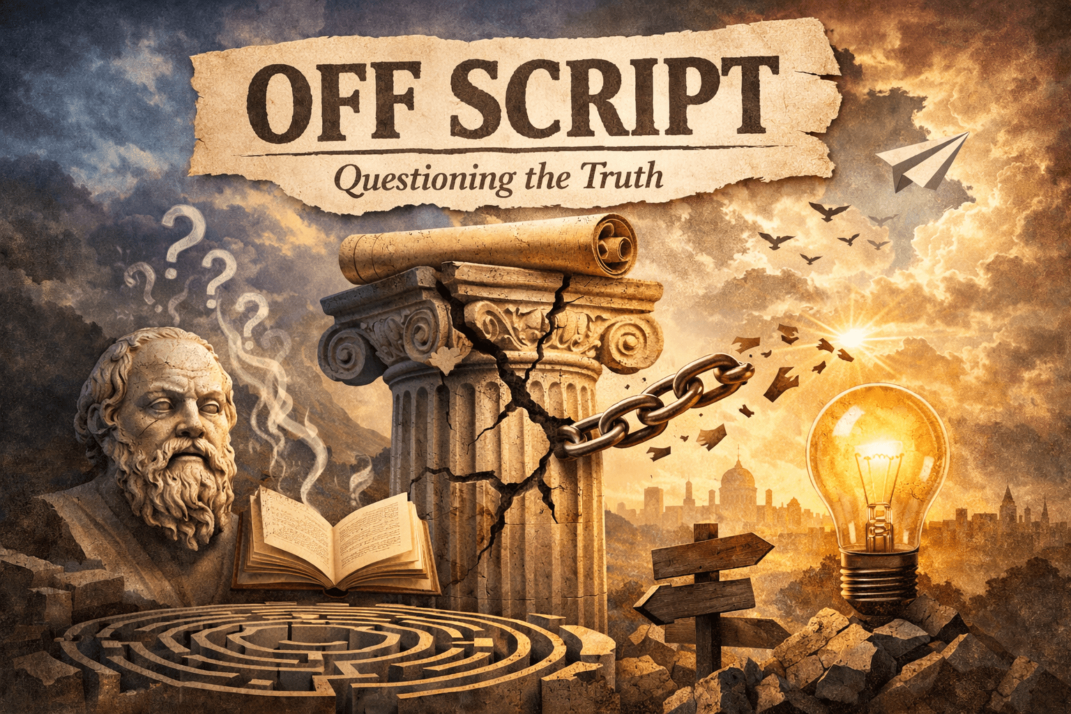 Off Script: Why We Question, Where Philosophy Came From, and What It Means to Think Differently 5 Off Script, Questioning the Truth