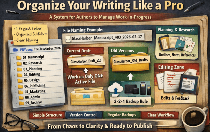 The Keeper of Small Fires 4 The Author’s Operational System How to Organise Your Writing Like a Professional