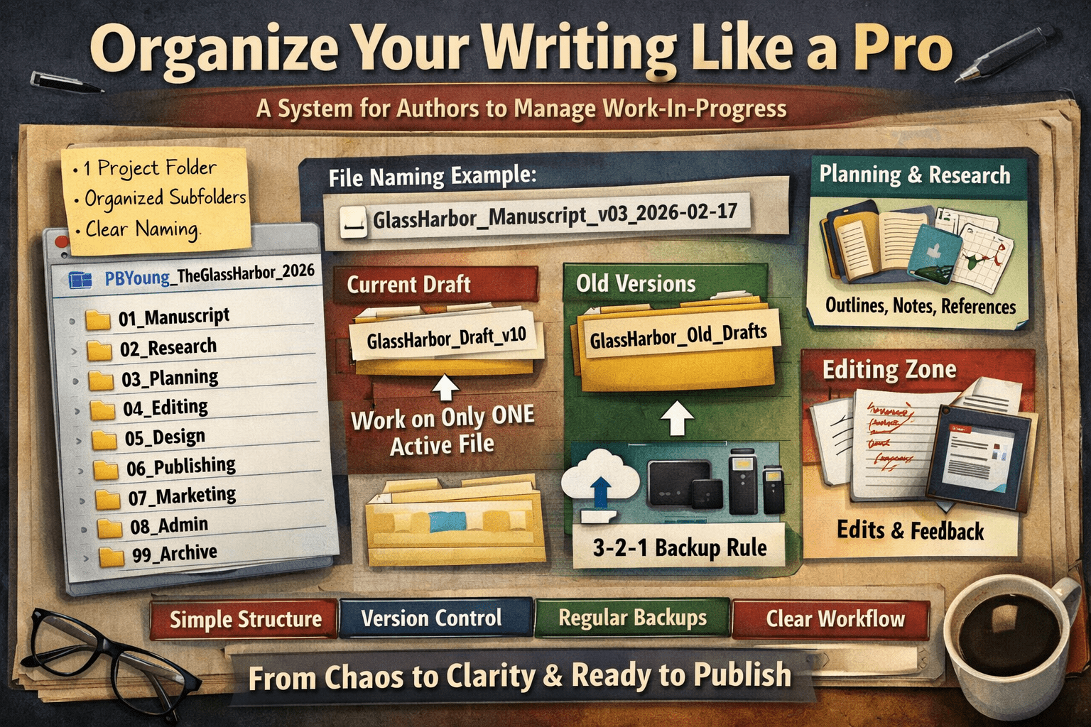 The Author’s Operational System: How to Organise Your Writing Like a Professional 6 The Author’s Operational System How to Organise Your Writing Like a Professional
