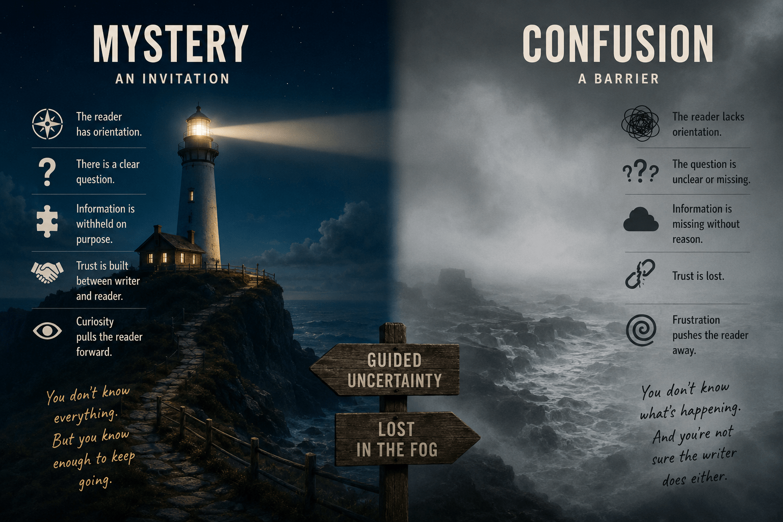 The Difference Between Mystery and Confusion
