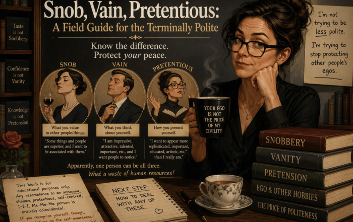 Snob, Vain, Pretentious A Field Guide for the Terminally Polite