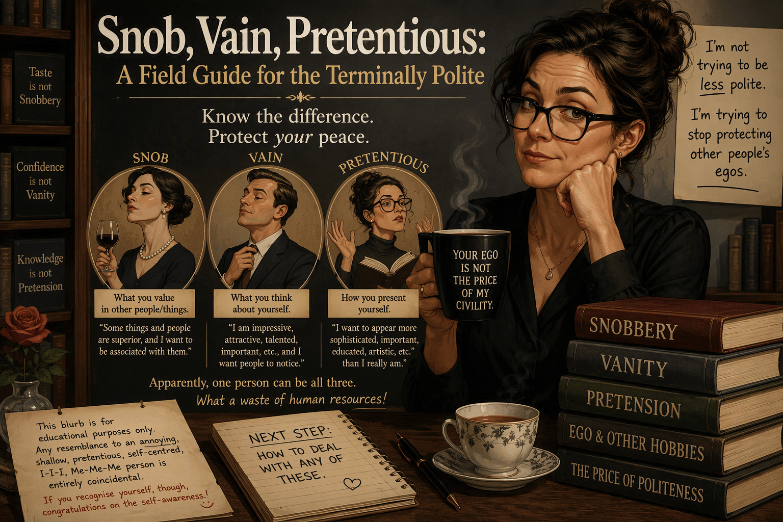 Snob, Vain, Pretentious A Field Guide for the Terminally Polite